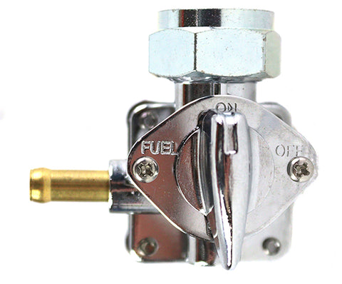 Vacuum Petcock Fuel Valve Chrome - V-Twin Mfg.
