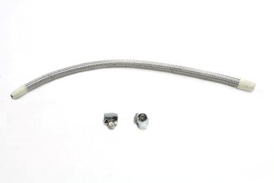 Crossover Fuel Line Kit Stainless Steel - V-Twin Mfg.