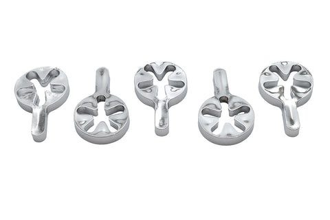 Handlebar Throttle Adjuster Knob Chrome - V-Twin Mfg.