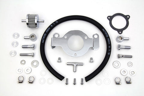 Crankcase Breather and Bracket Kit - V-Twin Mfg.