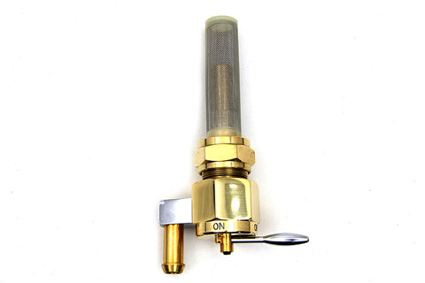 Sifton Brass Hex Petcock Inward Spigot with Nut - V-Twin Mfg.