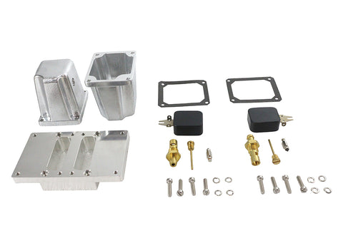 inchL inch Series Dual Carburetor Bowl Kit - V-Twin Mfg.