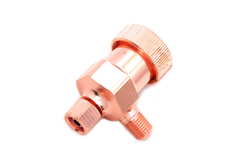 Copper Fuel Strainer without Screen - V-Twin Mfg.