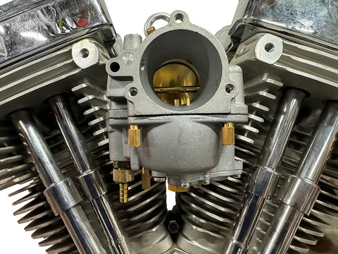 Shorty Carburetor Petcock Brass - V-Twin Mfg.