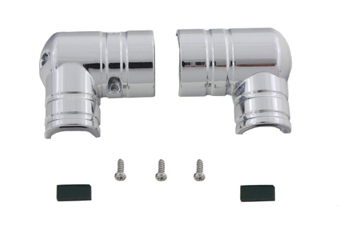 Chrome Fuel Tank Fitting Cover - V-Twin Mfg.