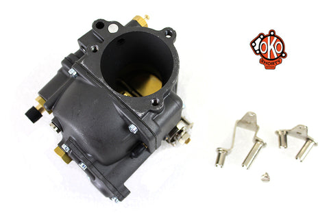 OKO Performance 1-7/8 inch Shorty Carburetor Dark Grey - V-Twin Mfg.