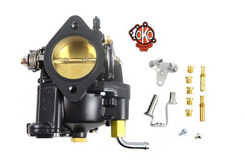 OKO Performance 1-7/8 inch Shorty Carburetor Black - V-Twin Mfg.
