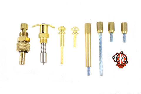 S&S Shorty Carburetor Accent Kit Brass - V-Twin Mfg.