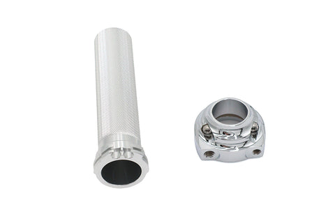 Anderson Twist Grip Assembly Chrome - V-Twin Mfg.