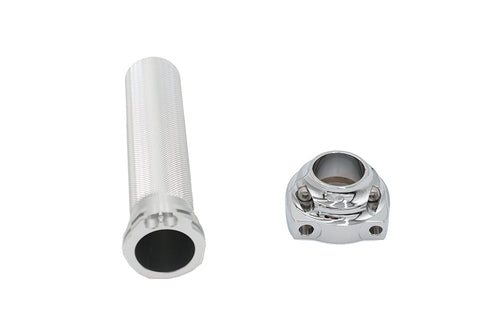 Anderson Twist Grip Assembly Chrome - V-Twin Mfg.