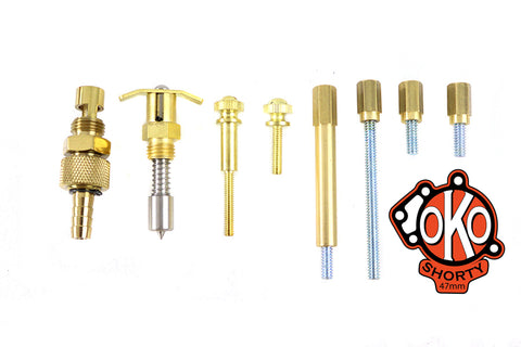 Retro OKO Shorty Carburetor Parts Kit Brass - V-Twin Mfg.