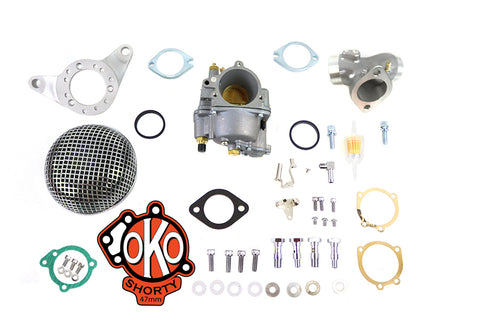 OKO Performance 1-7/8 inch Shorty Carburetor Kit - V-Twin Mfg.
