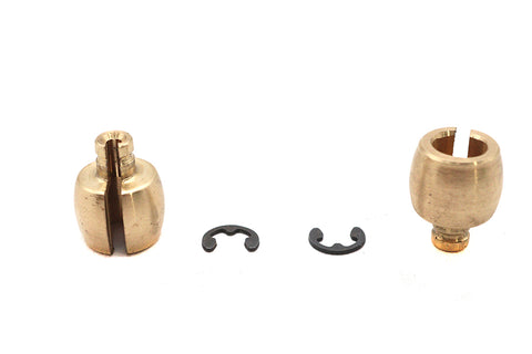 Gear Head Twist Grip Cable Guides - V-Twin Mfg.