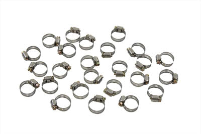 Stainless Steel Oil Line Hose Clamp - V-Twin Mfg.