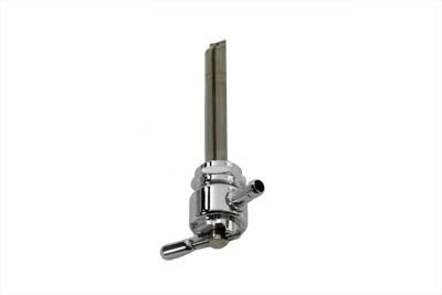 Pingel Metric Smooth Petcock Right Spigot with Nut Chrome - V-Twin Mfg.