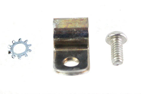 Front Brake Cable Clip Cadmium - V-Twin Mfg.