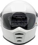 BILTWELL Lane Splitter Helmet - Gloss White - Large 1004-104-104