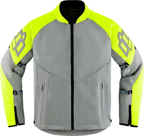 ICON Mesh AF™ Jacket - Gray/Hi-Vis - Large 2820-5946