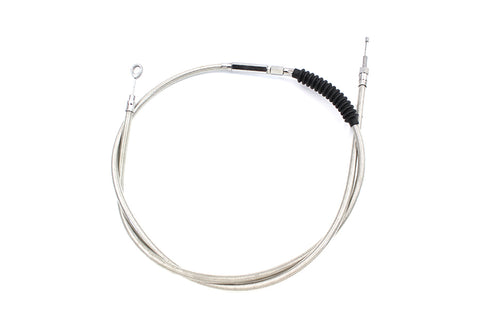 70-1/2 inch Braided Stainless Steel Clutch Cable - V-Twin Mfg.