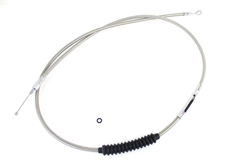 79 inch Braided Stainless Steel Clutch Cable - V-Twin Mfg.