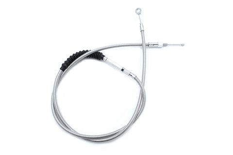 66.50 inch Braided Stainless Steel Clutch Cable - V-Twin Mfg.