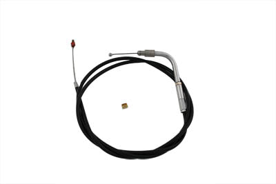 46.125 inch Black Throttle Cable - V-Twin Mfg.