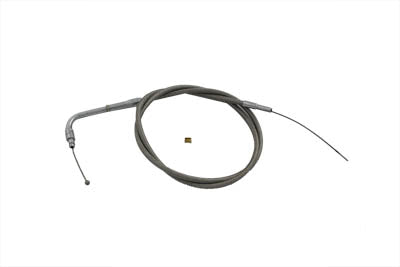 38 inch Braided Stainless Steel Throttle Cable - V-Twin Mfg.