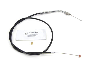 34 inch Black Throttle Cable - V-Twin Mfg.