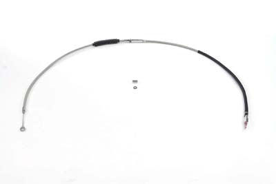 64.75 inch Braided Stainless Steel Clutch Cable - V-Twin Mfg.