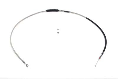 72.81 inch Braided Stainless Steel Clutch Cable - V-Twin Mfg.