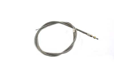 Braided Stainless Steel Throttle Cable with 30 inch Casing - V-Twin Mfg.