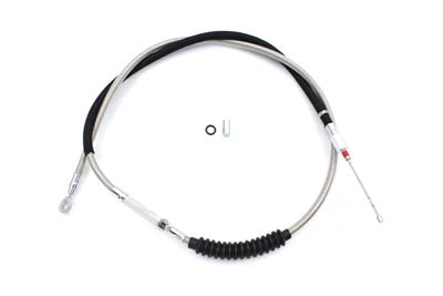 62.51 inch Braided Stainless Steel Clutch Cable - V-Twin Mfg.