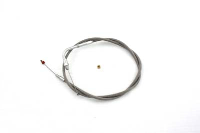Braided Stainless Steel Throttle Cable - V-Twin Mfg.