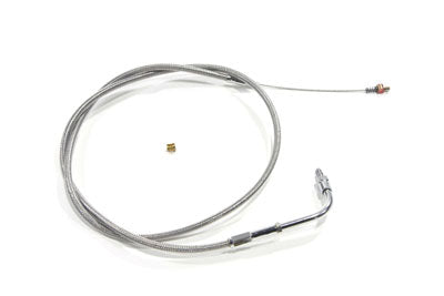 Braided Stainless Steel Idle Cable - V-Twin Mfg.