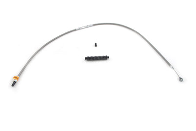 54 inch Braided Stainless Steel Clutch Cable - V-Twin Mfg.