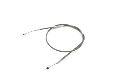 Braided Stainless Steel Throttle Cable with 40.25 inch Casin - V-Twin Mfg.