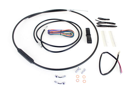 12 inch-14 inch Handlebar Cable and Brake Line Kit - V-Twin Mfg.