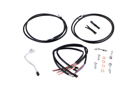 12 inch-14 inch Handlebar Cable and Brake Line Kit - V-Twin Mfg.