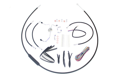 10 inch-12 inch Handlebar Cable and Brake Line Kit - V-Twin Mfg.