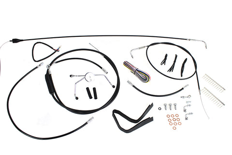 12 inch-14 inch Handlebar Cable and Brake Line Kit - V-Twin Mfg.