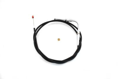 Black Throttle Cable with 46.375 inch Casing - V-Twin Mfg.