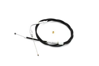 Black Throttle Cable with 38 inch Casing - V-Twin Mfg.