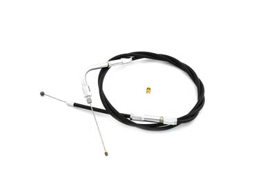 Black Throttle Cable with 46 inch Casing - V-Twin Mfg.