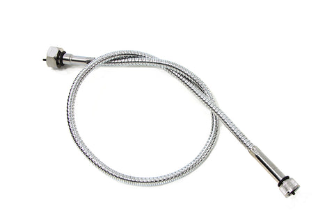 35 inch Chrome Speedometer Cable - V-Twin Mfg.