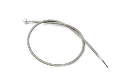 36 inch Braided Stainless Steel Speedometer Cable - V-Twin Mfg.