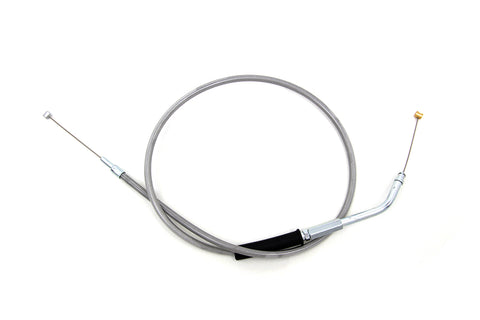 35 inch Braided Stainless Steel Throttle Cable - V-Twin Mfg.
