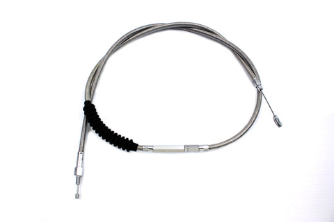 62.69 inch Braided Stainless Steel Clutch Cable - V-Twin Mfg.