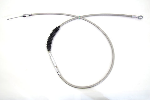 60.63 inch Braided Stainless Steel Clutch Cable - V-Twin Mfg.