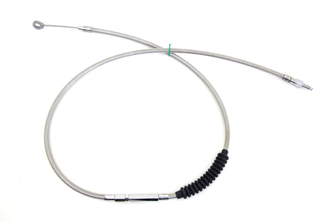 60.69 inch Braided Stainless Steel Clutch Cable - V-Twin Mfg.