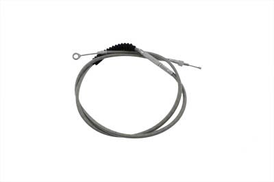 72.69 inch Braided Stainless Steel Clutch Cable - V-Twin Mfg.
